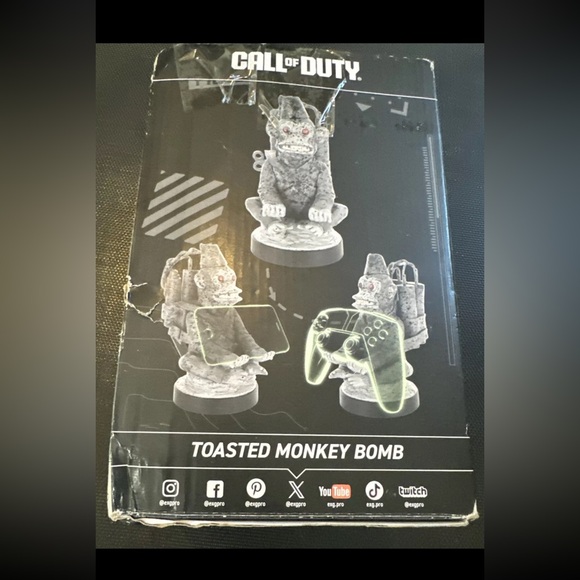 Call of Duty Cable Guy Phone and Controller Holder - Toasted Monkey Bomb - Picture 3 of 7